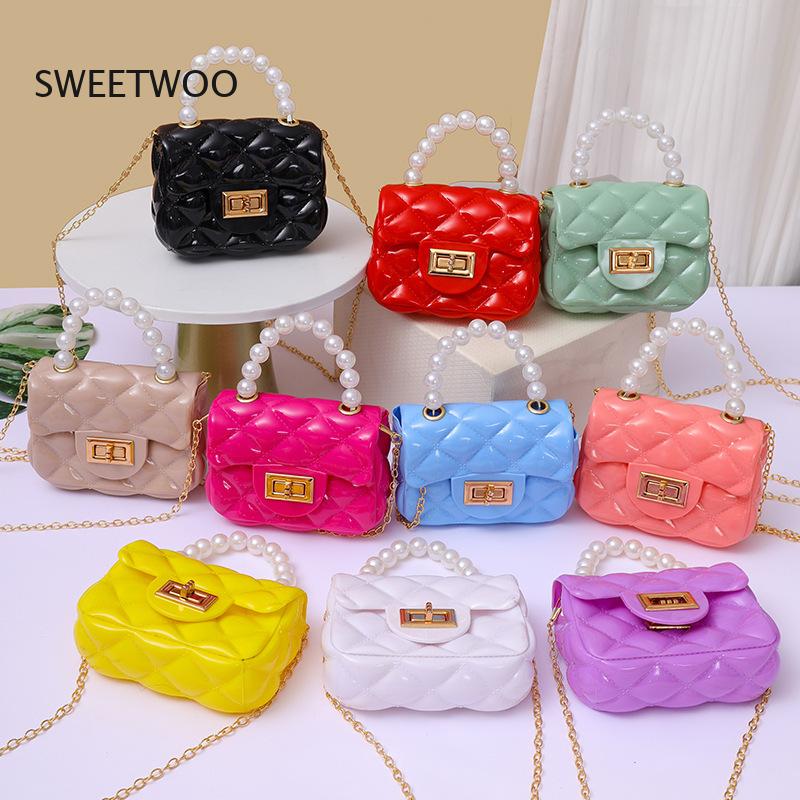 Women Bags 2026 Trends - 2026 Jelly Mini Umhängetasche Gesteppte PVC-Handtasche
