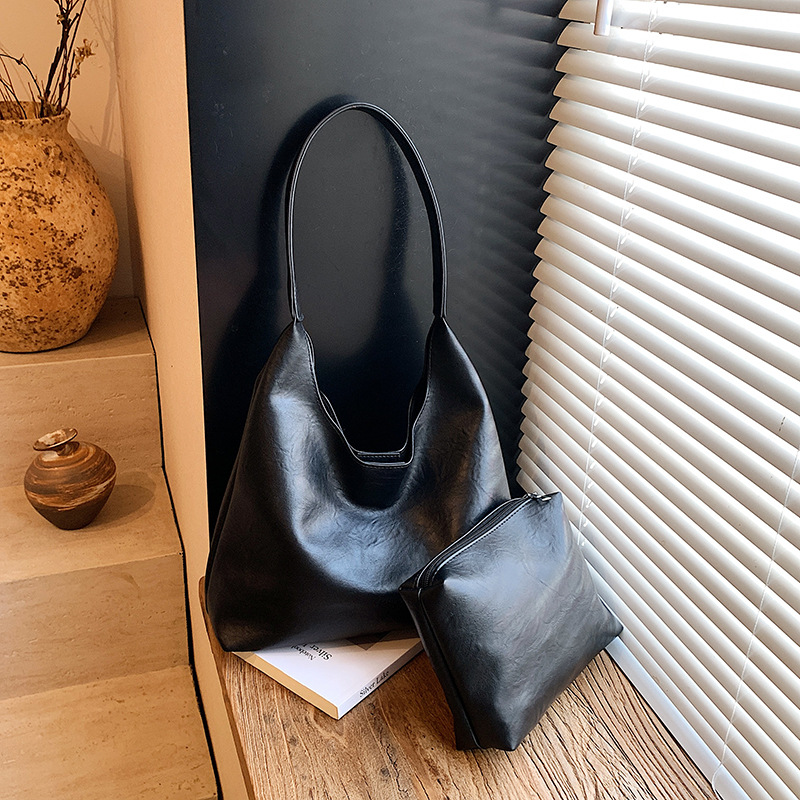 Women Bags 2026 Trends - Retro Einfache Große Damen-Umhängetasche 2026 Neue