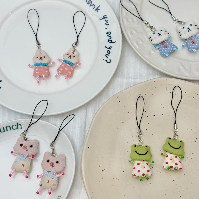Women'S Young Bags - Niedlicher Tier-Schlüsselanhänger - Frosch, Schwein, Katze