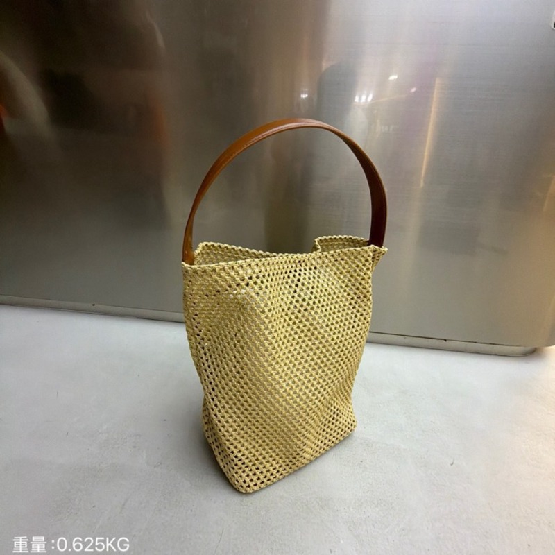 Women'S Raffia Bags - 2026 Neue Kontrastfarbene Raffia-Gewebetasche Koreanische Mode