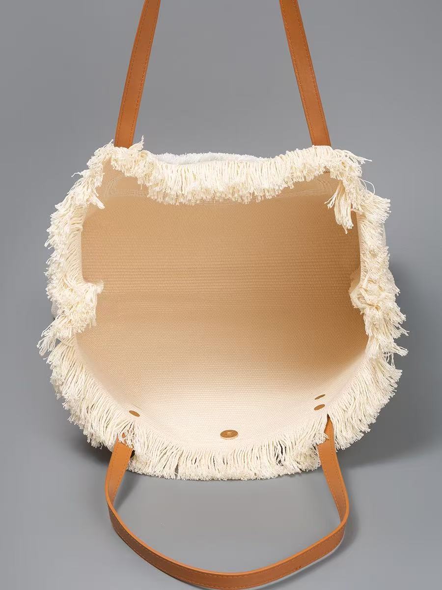 Bast-Einkaufstasche mit buntem – Women'S Raffia Bags Bewertung und Preis