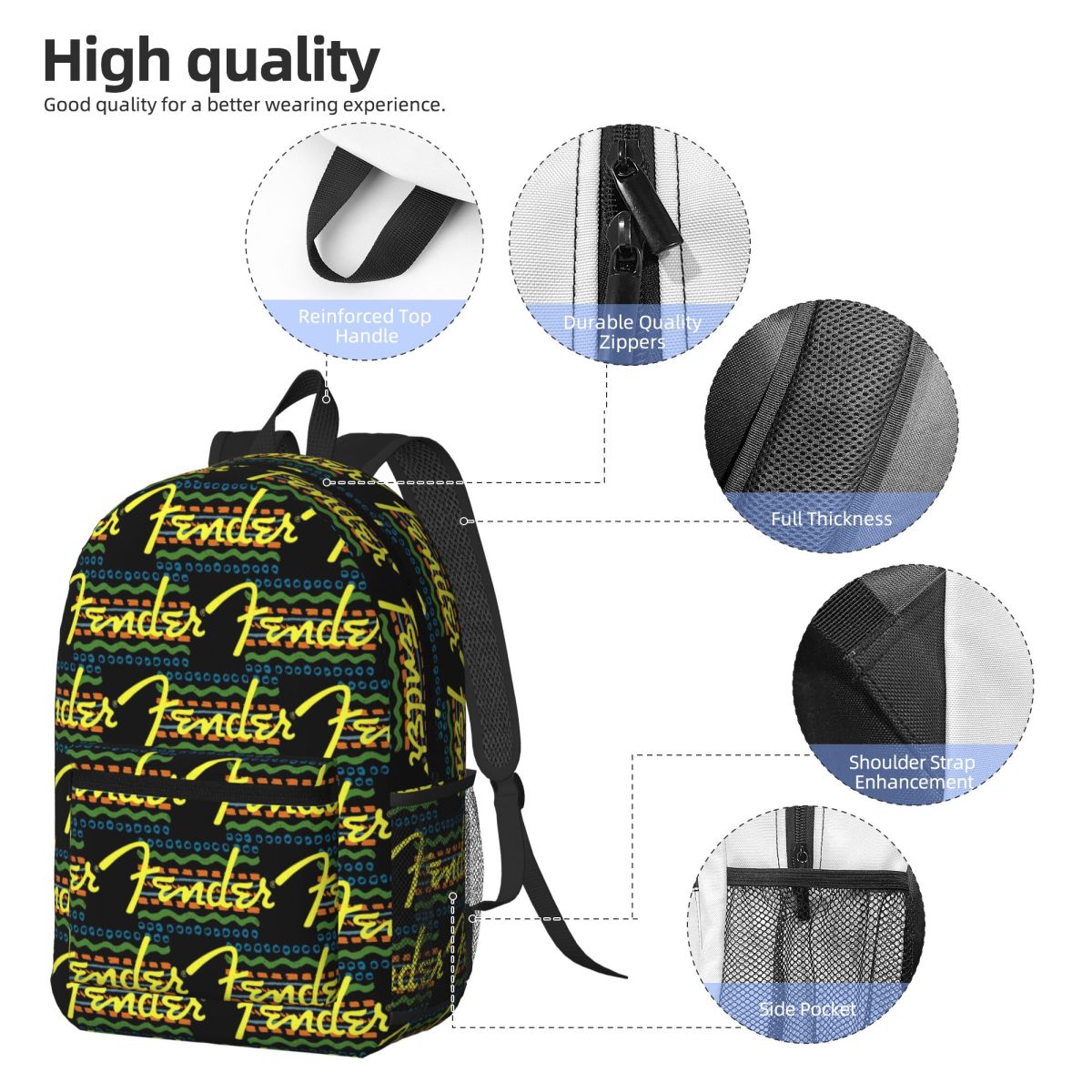 90s Music Company Fender Guita – Women Bags Company Bewertung und Preis