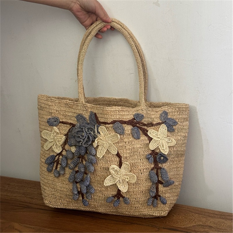Neue Handgefertigte Raffia 3D- – Women'S Raffia Bags Bewertung und Preis