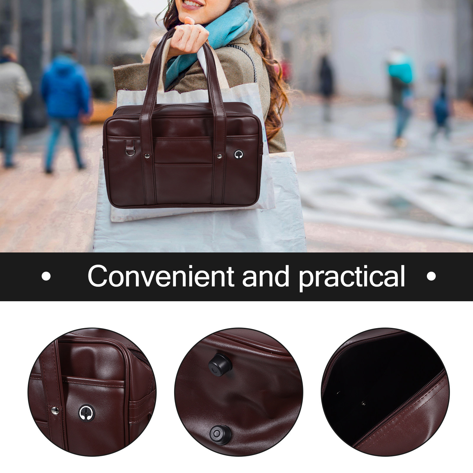 Große, wasserdichte PU-Laptopt – Women Hand Bags For Office Bewertung und Preis