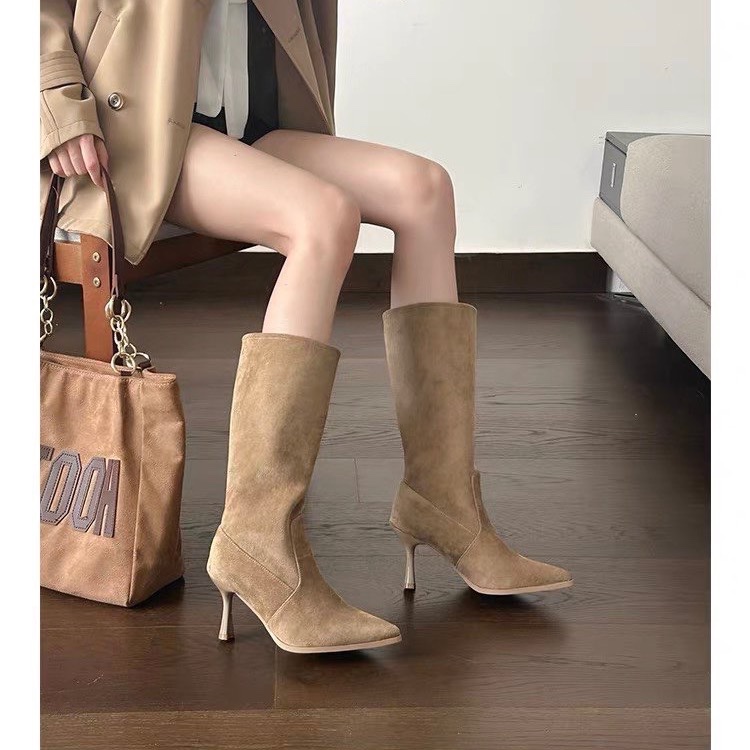Moderne Stiefel aus Kuh-Wildle – Women Bags On Sale Bewertung und Preis