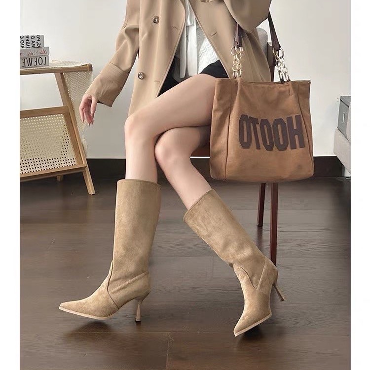 Moderne Stiefel aus Kuh-Wildle – Women Bags On Sale Bewertung und Preis