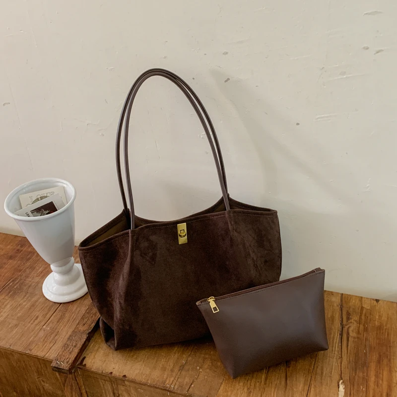 Retro-Handtasche aus Wildleder – Women'S Bags Handbags Bewertung und Preis